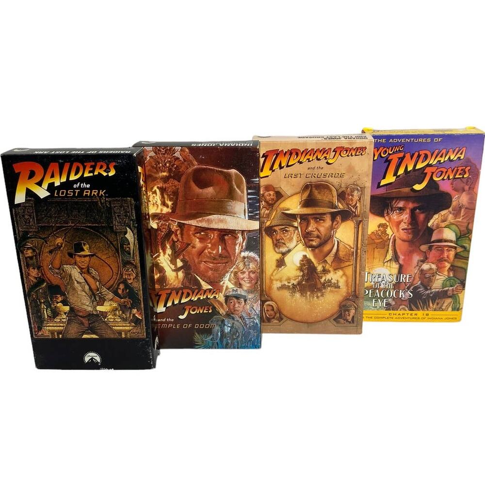 Indiana Jones VHS Bundle Box Set - Picture 15 of 15